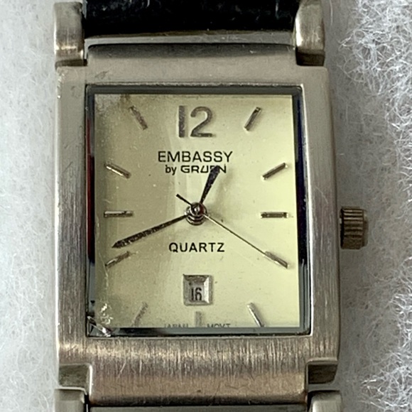 Embassy Bye GRUEN  Wrist Watch New Battery pre-own - Picture 7 of 9